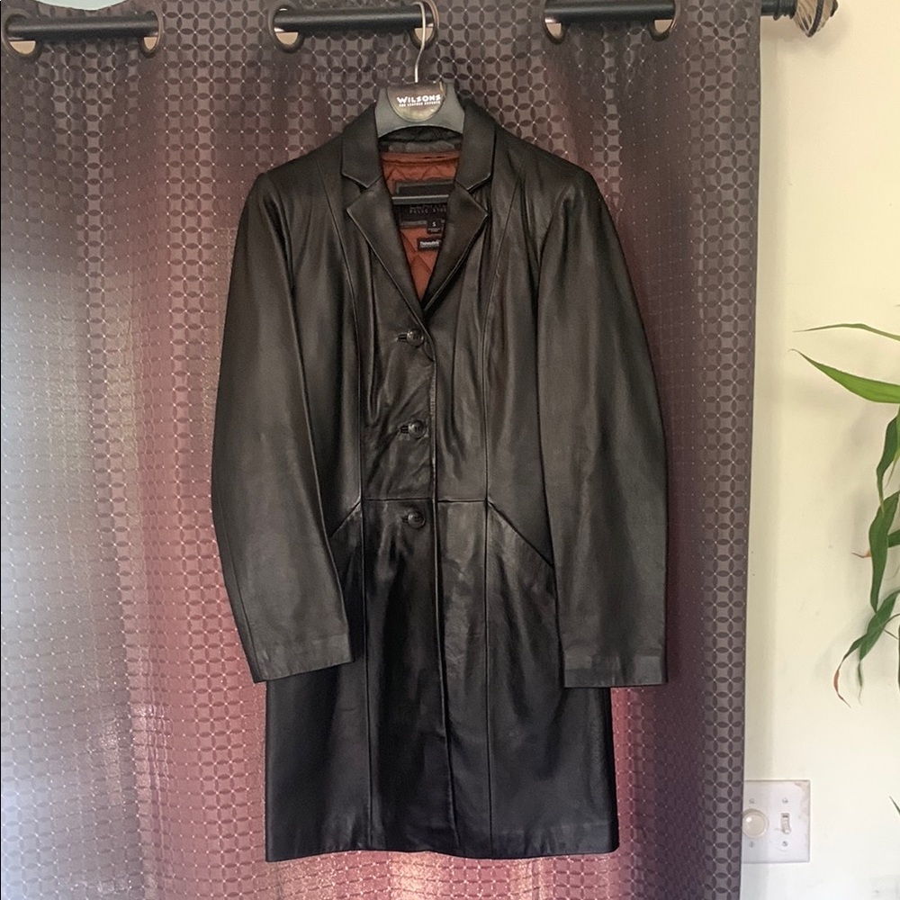 Wilsons Leather Black Women's Coat